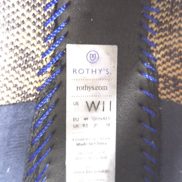 Rothys Animal Print Casual Round Toe Ballet Flat Womens Size 11 Beige - Picture 7 of 9